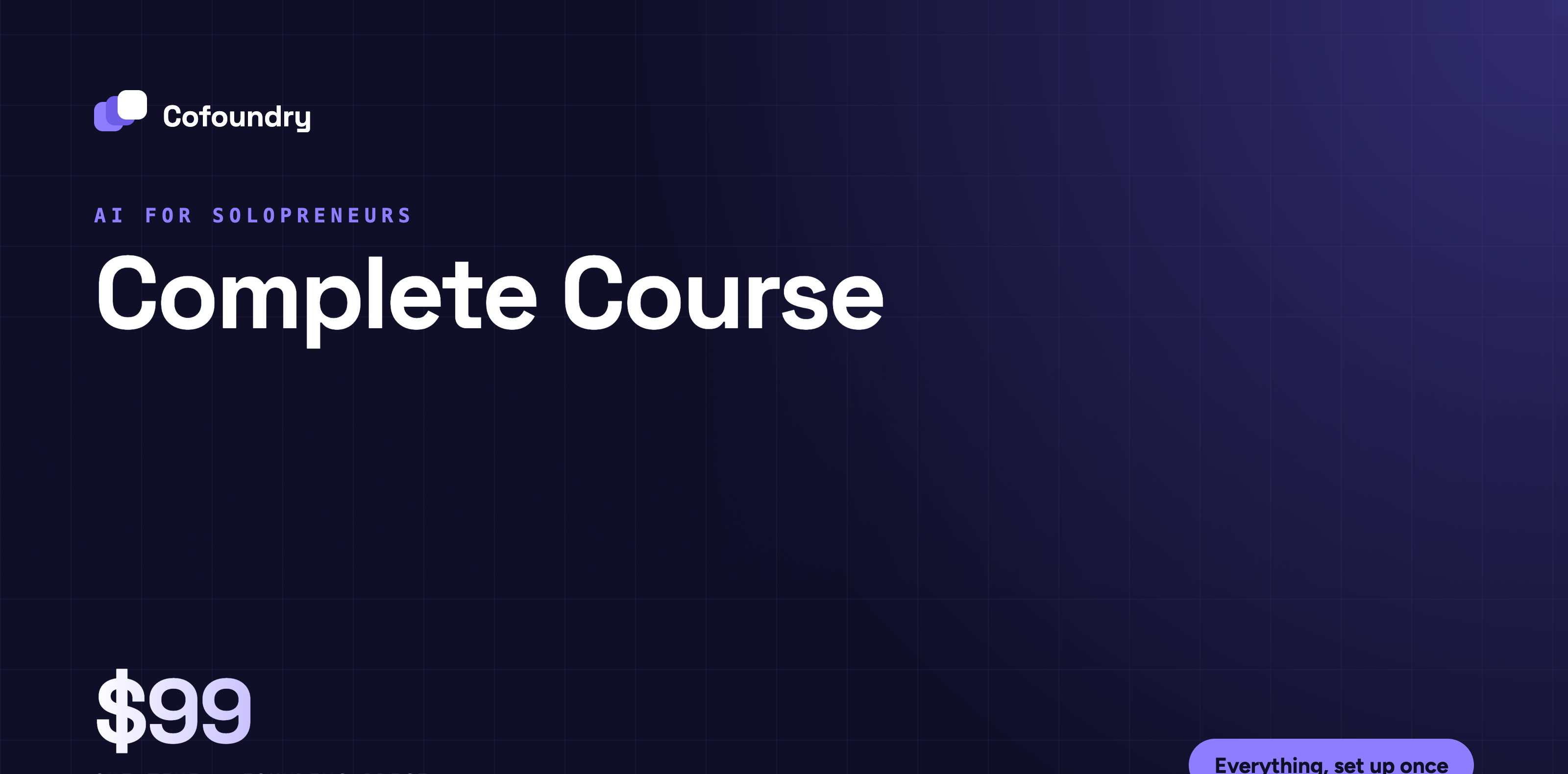 The Complete Course document — the six-module mini-course